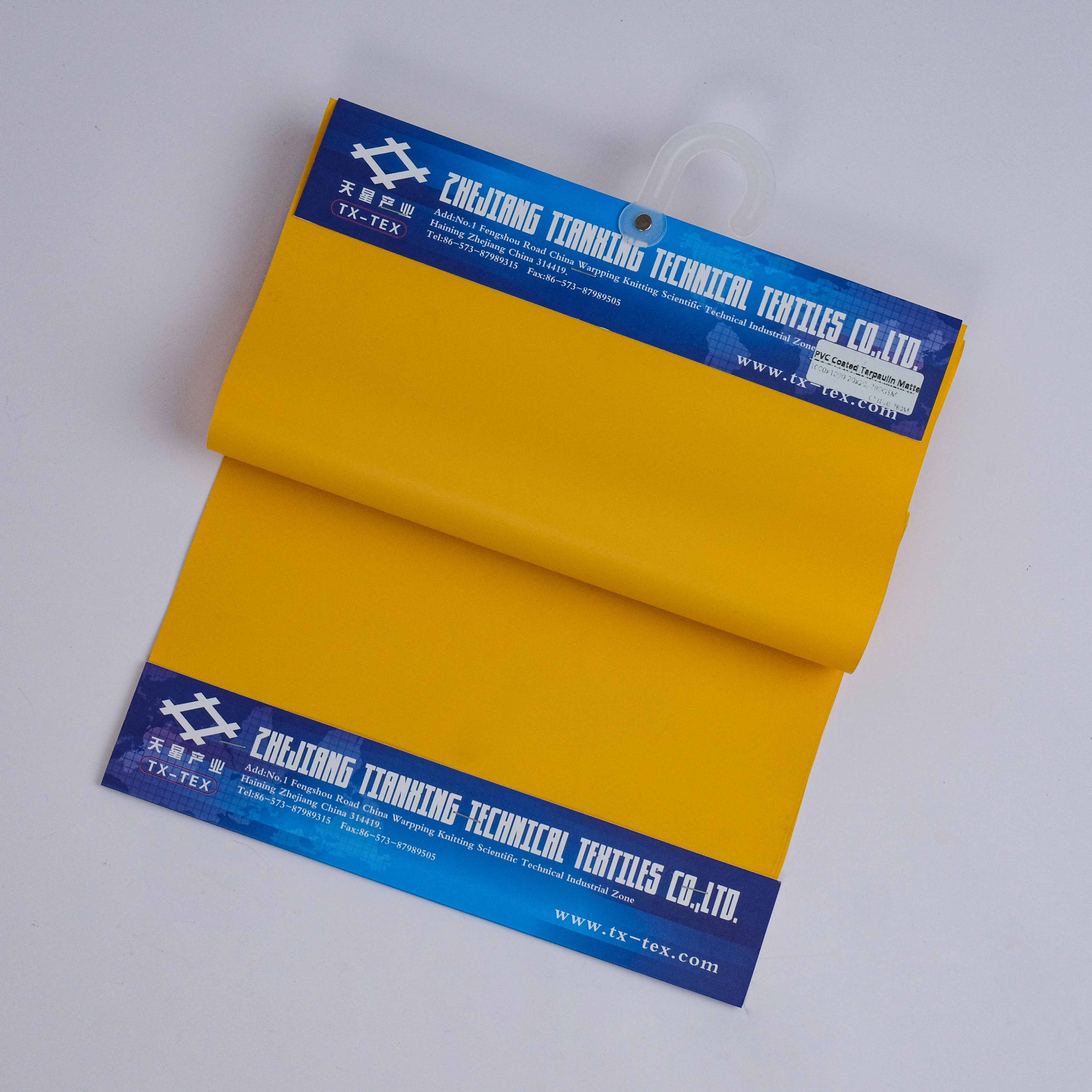 PVC Coated Material Tarpaulin Matte - Durable & Customizable